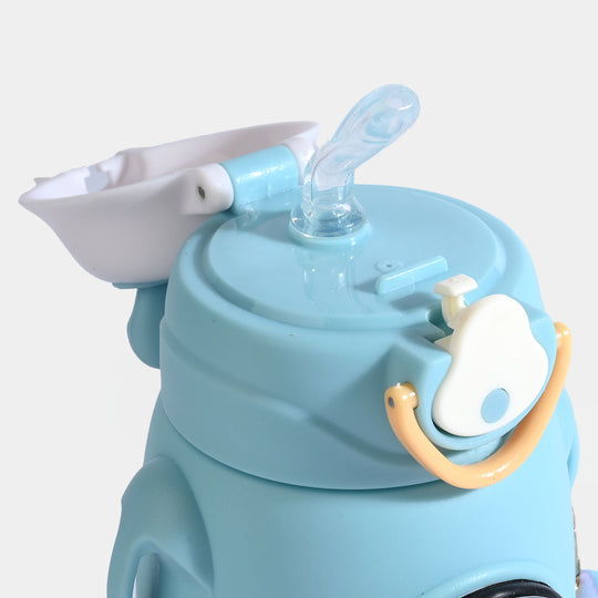 KIDS STRAW WATER BOTTLE/BEAKER | SH2702 - BLUE