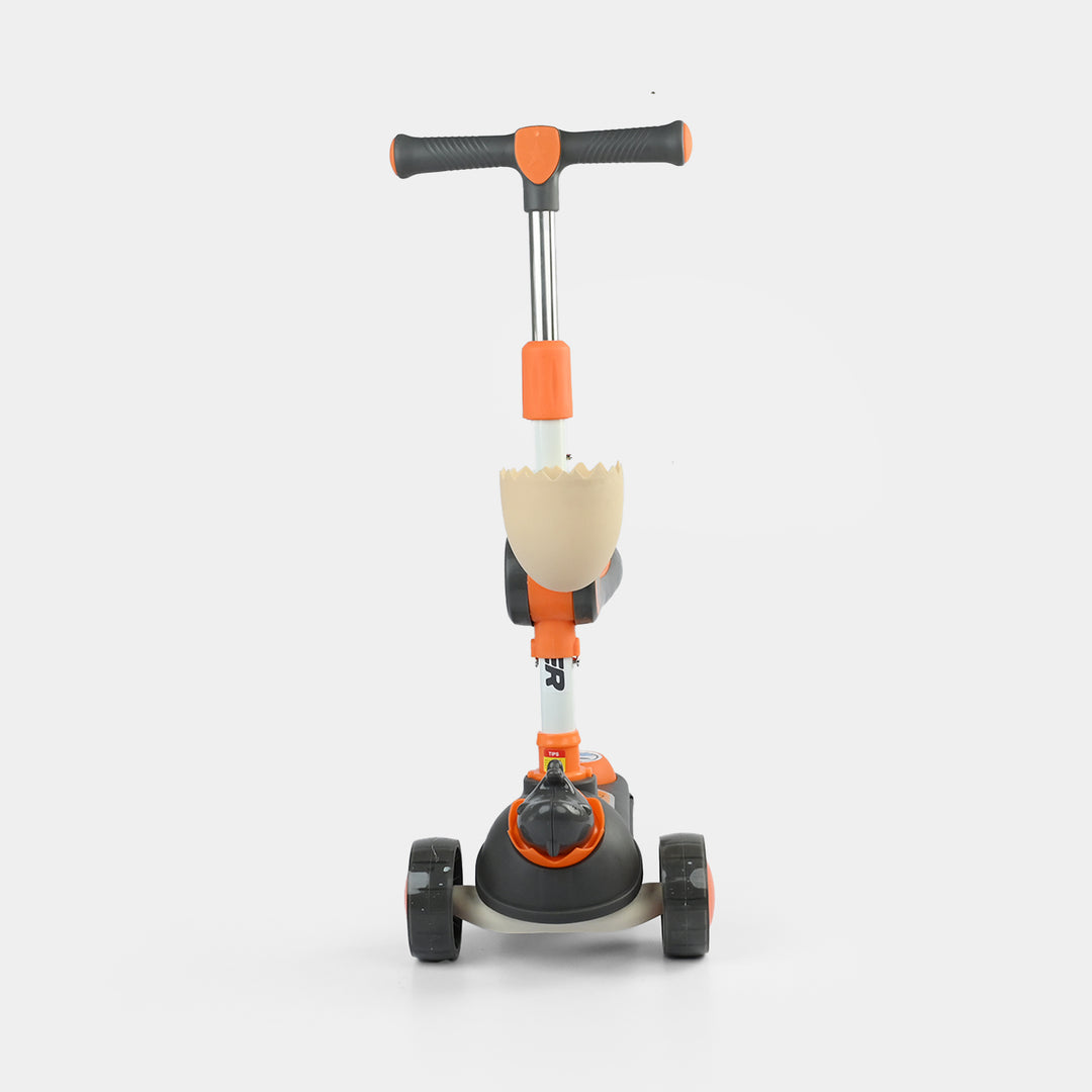Kids' 3-Wheel Scooty with Lights & Sound | 108 Black