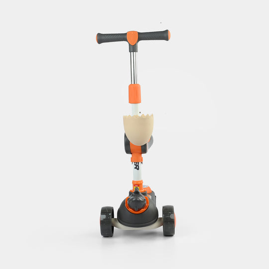 Kids' 3-Wheel Scooty with Lights & Sound | 108 Black