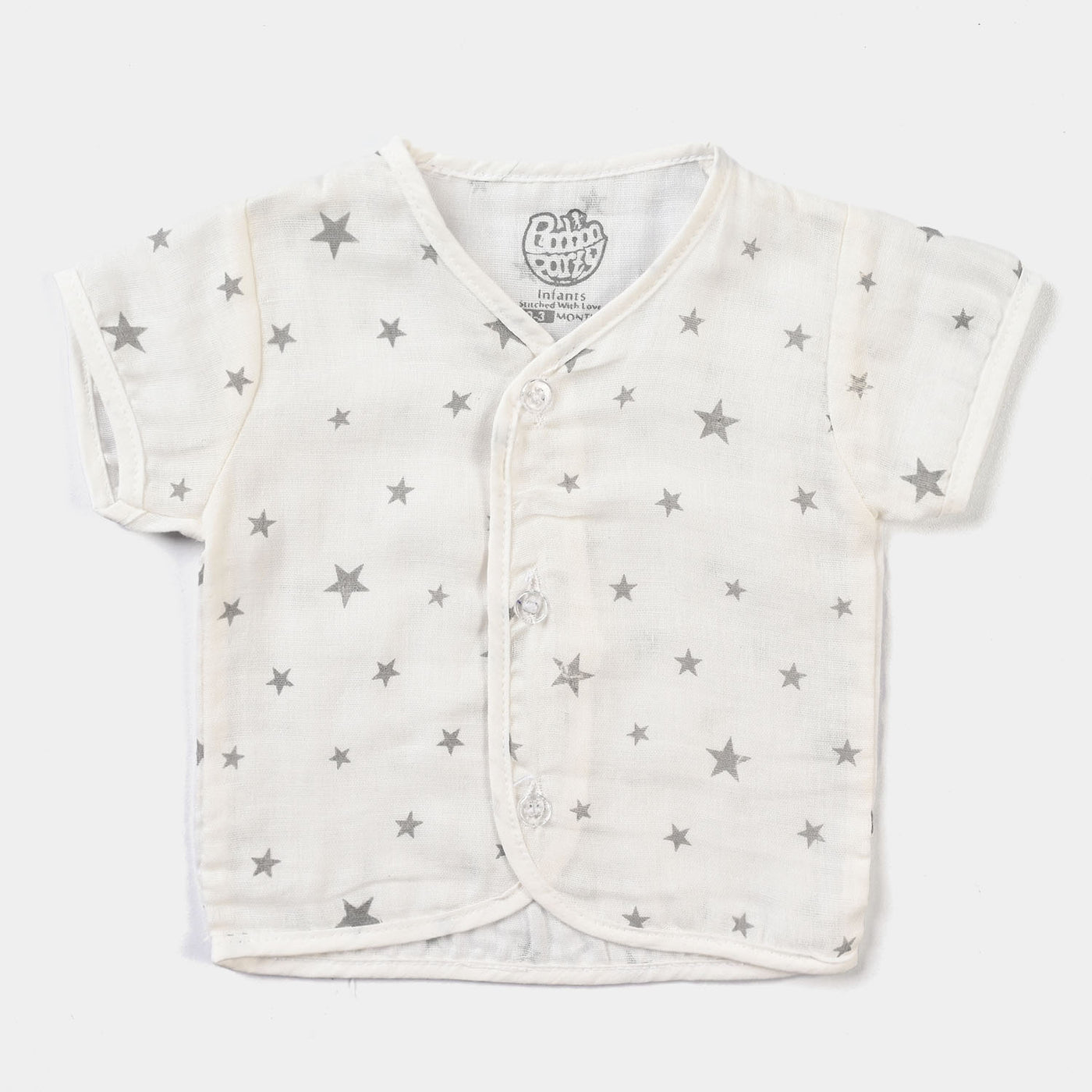 Pack of 3 Infant Summer Shirts | 0-3Months