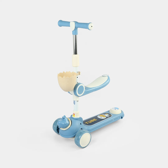 Kids' 3-Wheel Scooty with Lights & Sound | 108 Blue