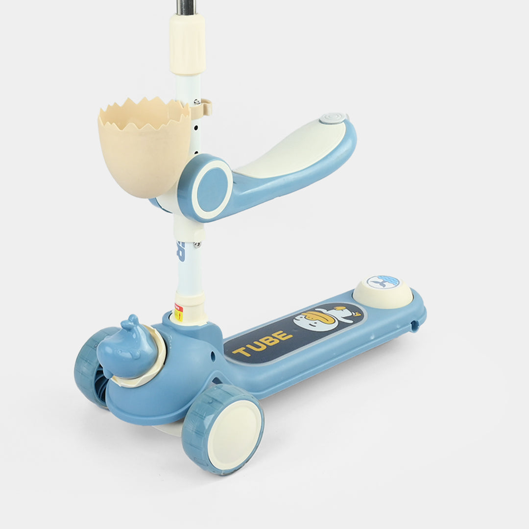 Kids' 3-Wheel Scooty with Lights & Sound | 108 Blue