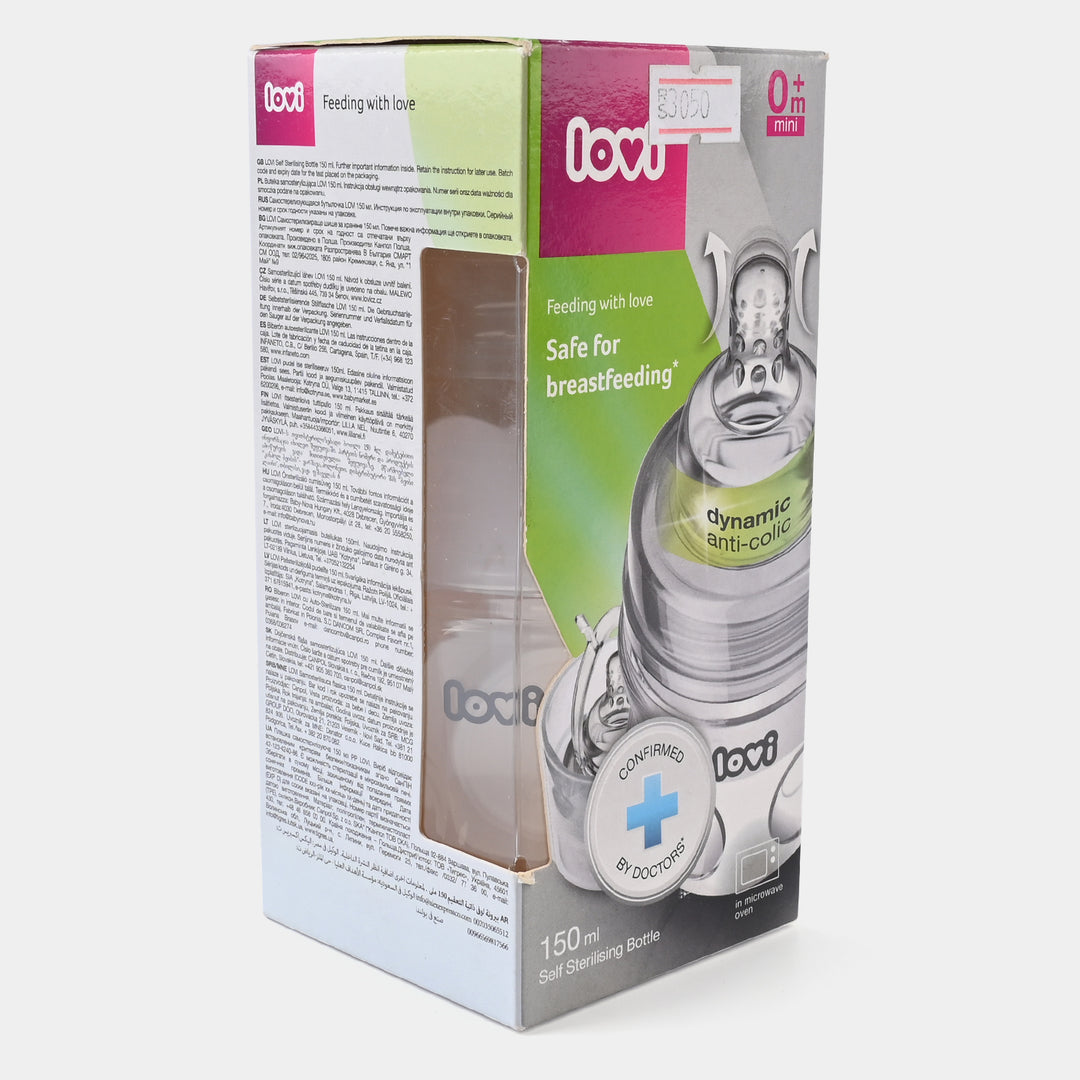 LOVI Self Sterilizing Bottle 150 ml