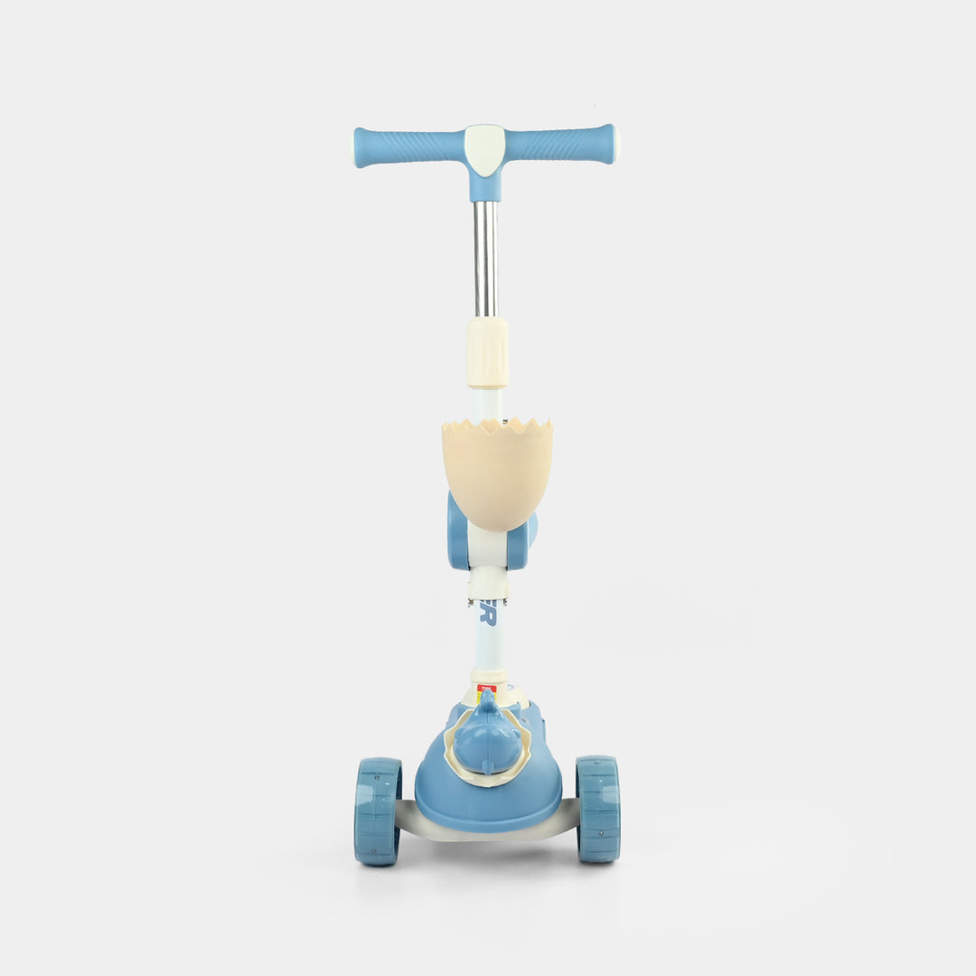 Kids' 3-Wheel Scooty with Lights & Sound | 108 Blue