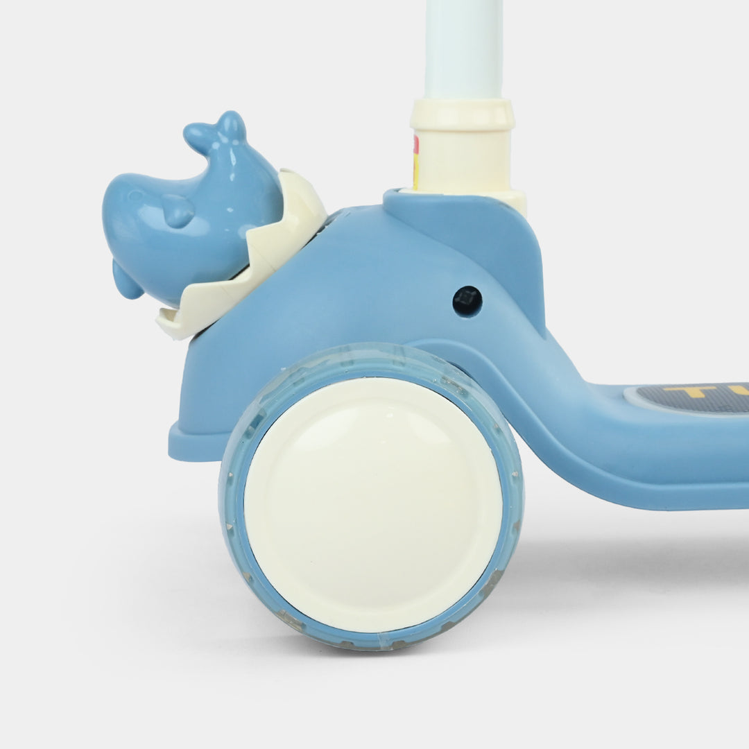 Kids' 3-Wheel Scooty with Lights & Sound | 108 Blue