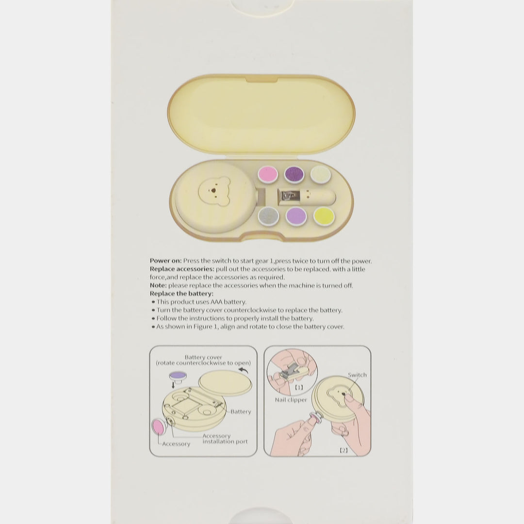 Electric Baby Nail Polisher/Grinder