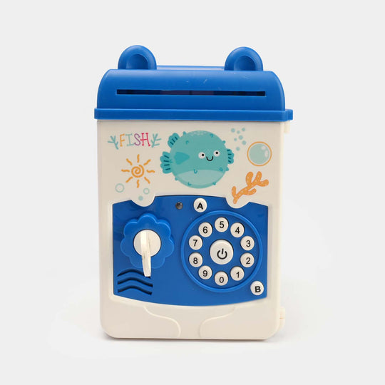 Money Safe Electric Lock Kids ATM Machine