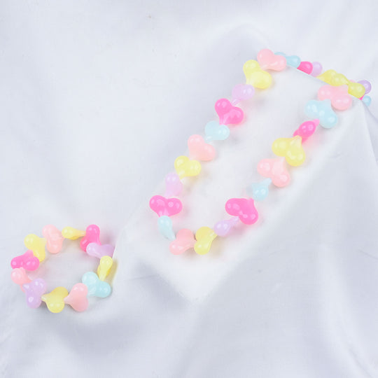 Beads Necklace & Bracelet Set