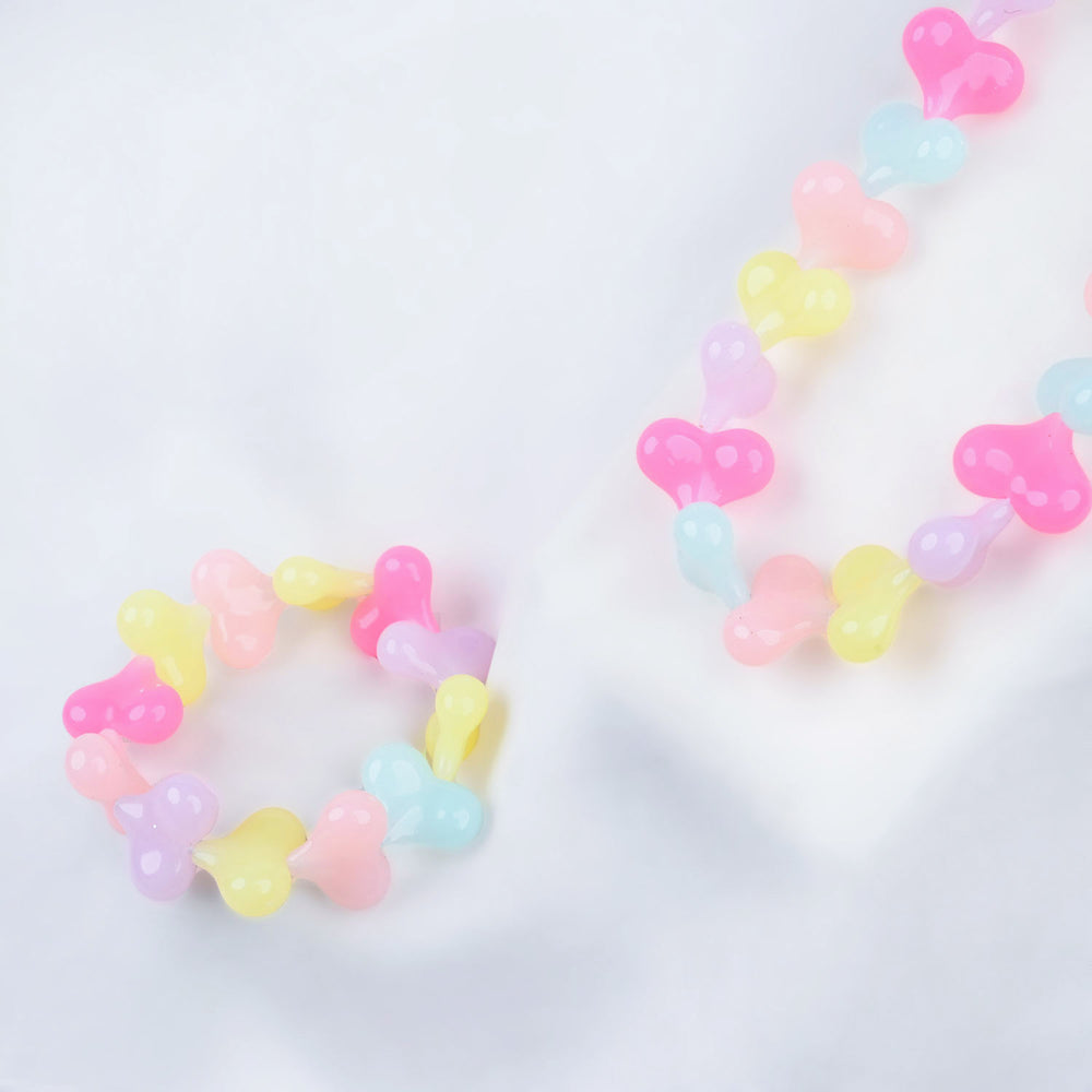 Beads Necklace & Bracelet Set