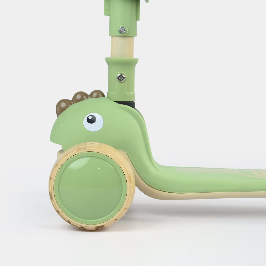 Kids' 3-Wheel Scooty with Lights & Sound | 613 Green