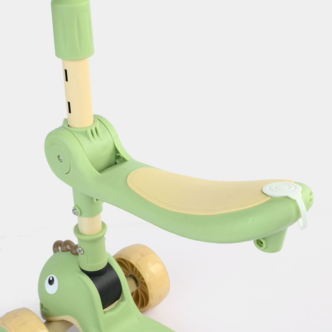 Kids' 3-Wheel Scooty with Lights & Sound | 613 Green