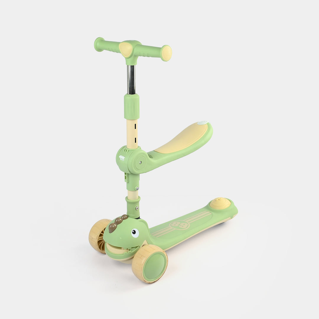 Kids' 3-Wheel Scooty with Lights & Sound | 613 Green