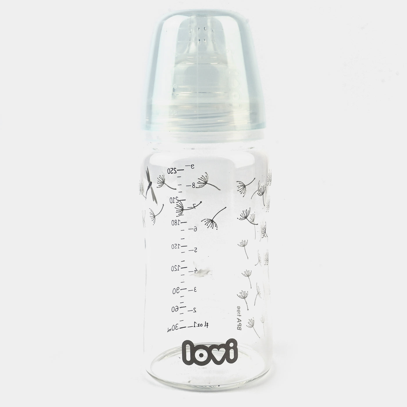 Lovi Glass Bottle Diamond Glass 250 Ml Botanic