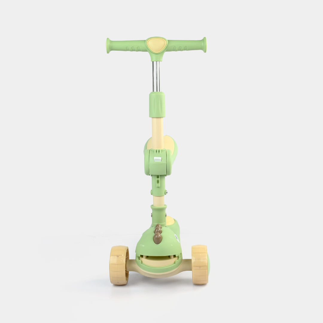 Kids' 3-Wheel Scooty with Lights & Sound | 613 Green