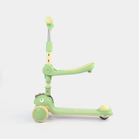 Kids' 3-Wheel Scooty with Lights & Sound | 613 Green