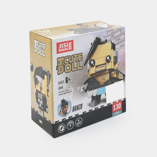 Cute Doll Blocks Set