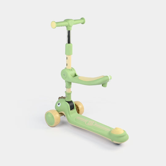 Kids' 3-Wheel Scooty with Lights & Sound | 613 Green