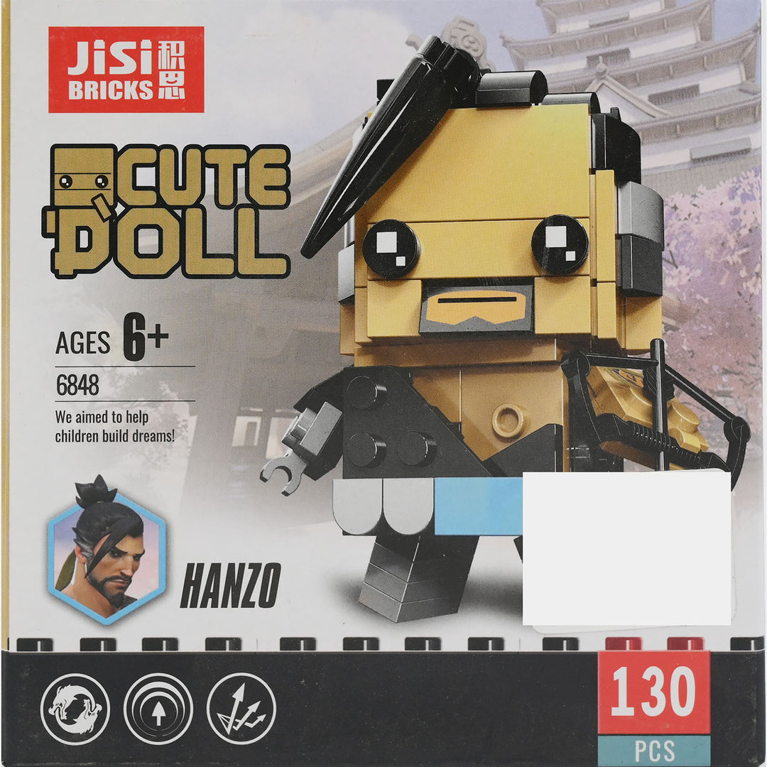 Cute Doll Blocks Set