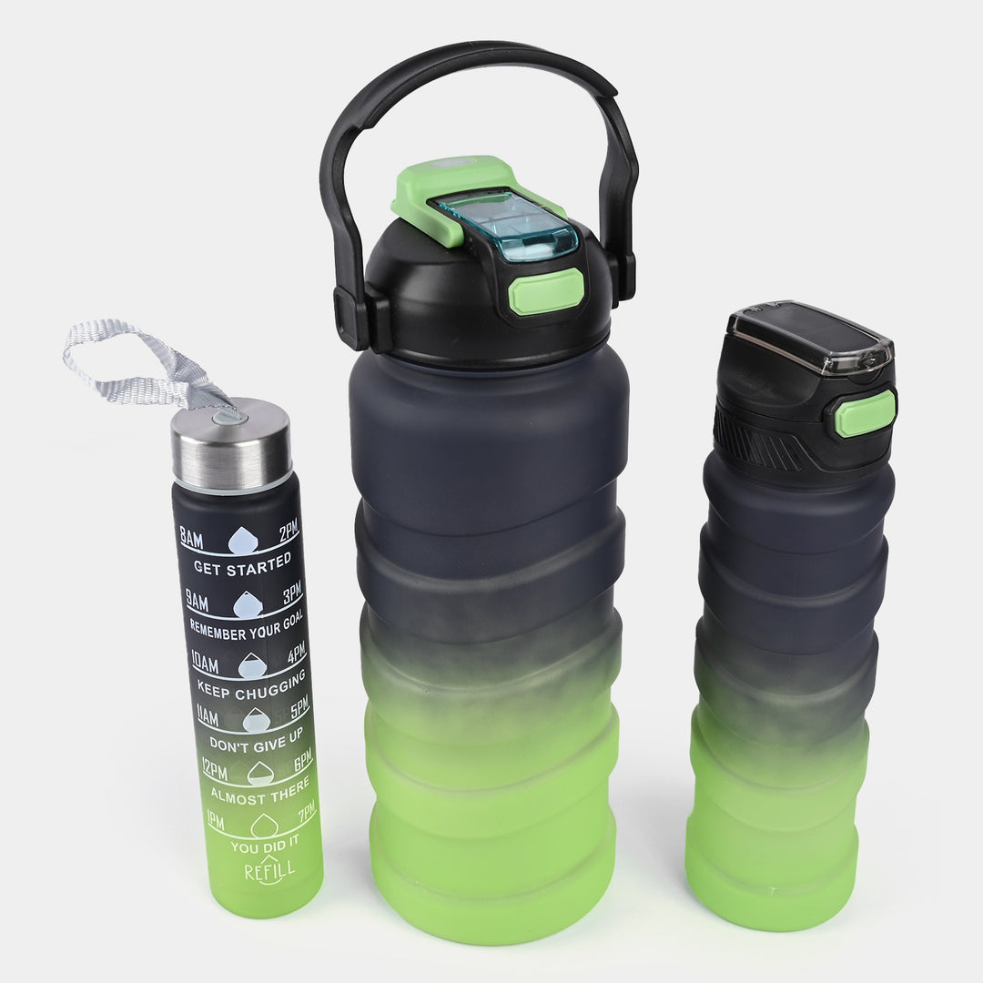 Plastic Water Bottle 3 IN 1 For Kids