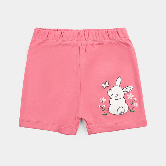 Infant Unisex Cotton Interlock 3 Piece Short Bunny