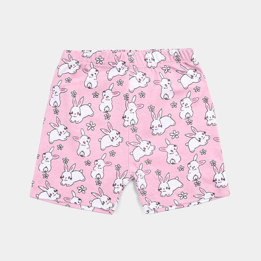 Infant Unisex Cotton Interlock 3 Piece Short Bunny