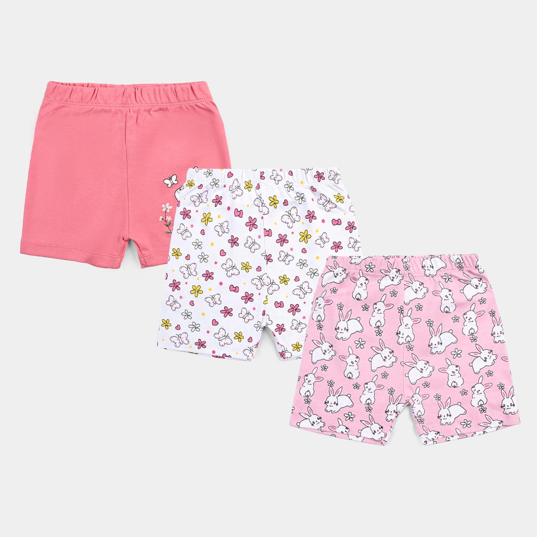 Infant Unisex Cotton Interlock 3 Piece Short Bunny