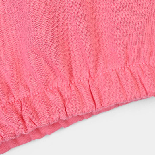 Infant Girls Cotton Terry Sweatshirt Happy Moments