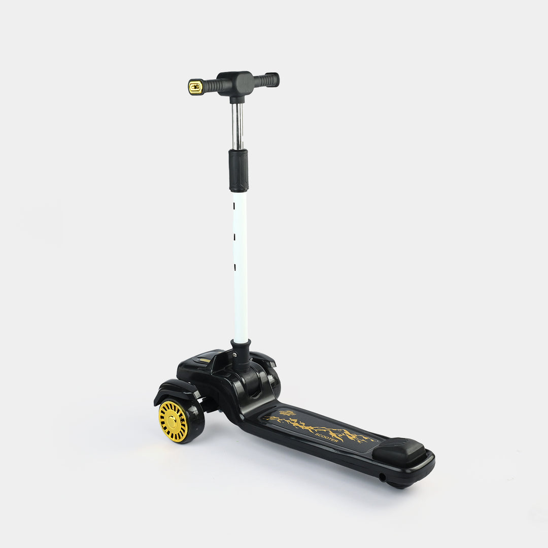 Kids' 3-Wheel Scooty with Lights & Sound | 618A Black
