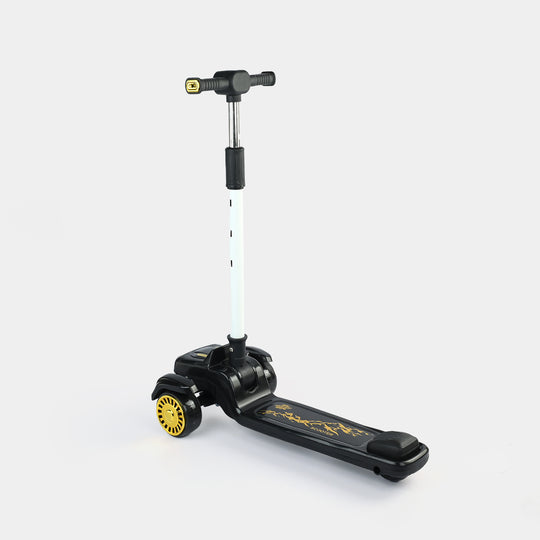 Kids' 3-Wheel Scooty with Lights & Sound | 618A Black