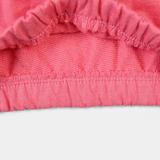 Infant Girls Cotton Terry Sweatshirt Happy Moments