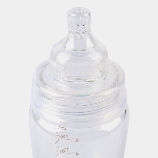 Lovi Glass Bottle Diamond Glass 250 Ml Baby Shower Girl