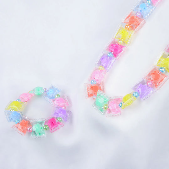 Beads Necklace & Bracelet Set