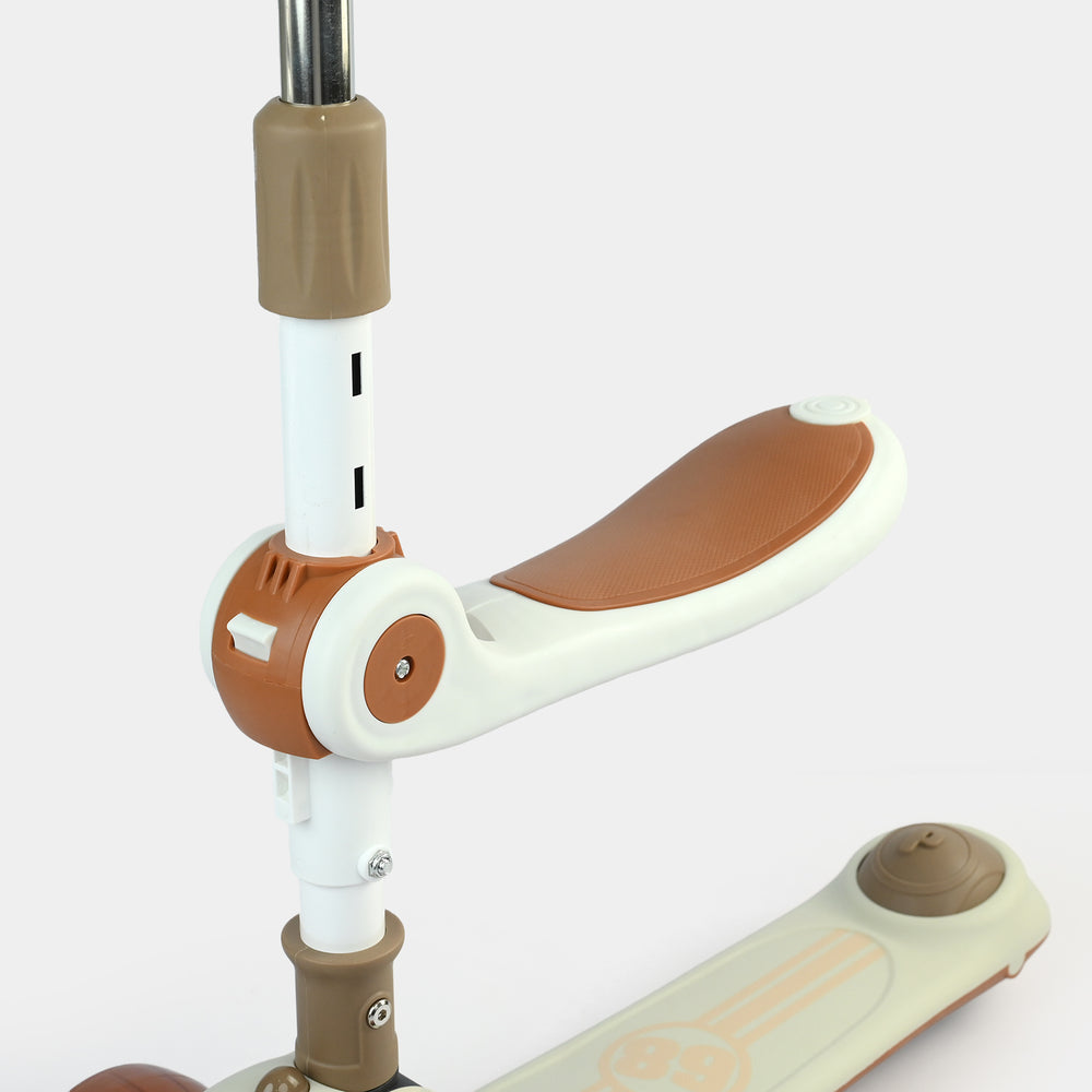 Kids' 3-Wheel Scooty with Lights & Sound | 613 Brown