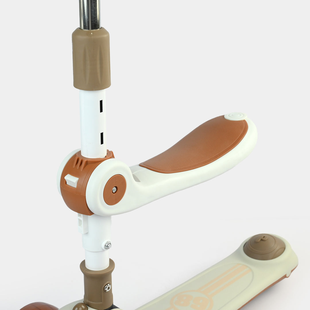 Kids' 3-Wheel Scooty with Lights & Sound | 613 Brown
