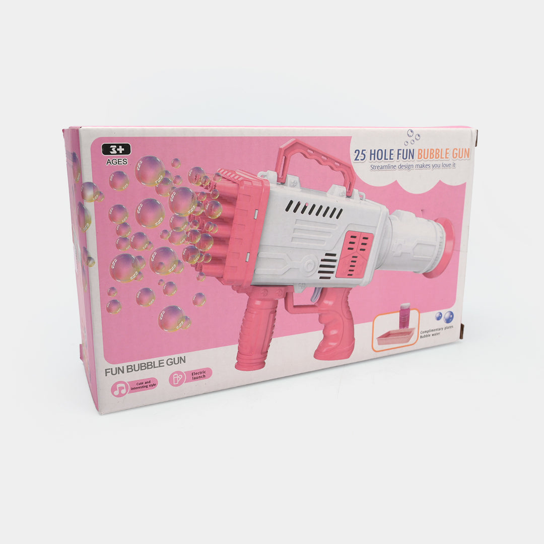Bubble Blaster Machine 25 Holes Fun Launcher For Kids