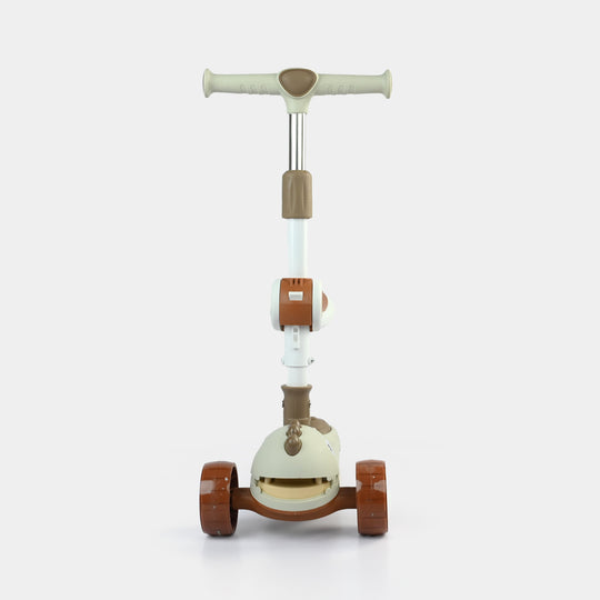 Kids' 3-Wheel Scooty with Lights & Sound | 613 Brown