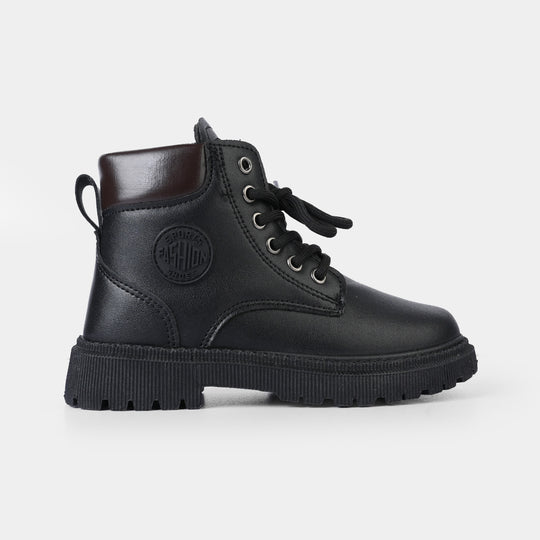 Boys Boots A01-BLACK