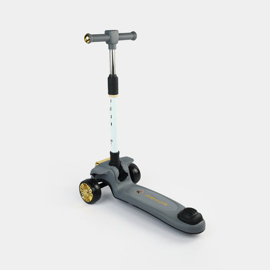 Kids' 3-Wheel Scooty with Lights & Sound | ARJ-518 Grey