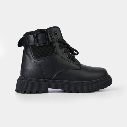 Boys Boots A02-BLACK