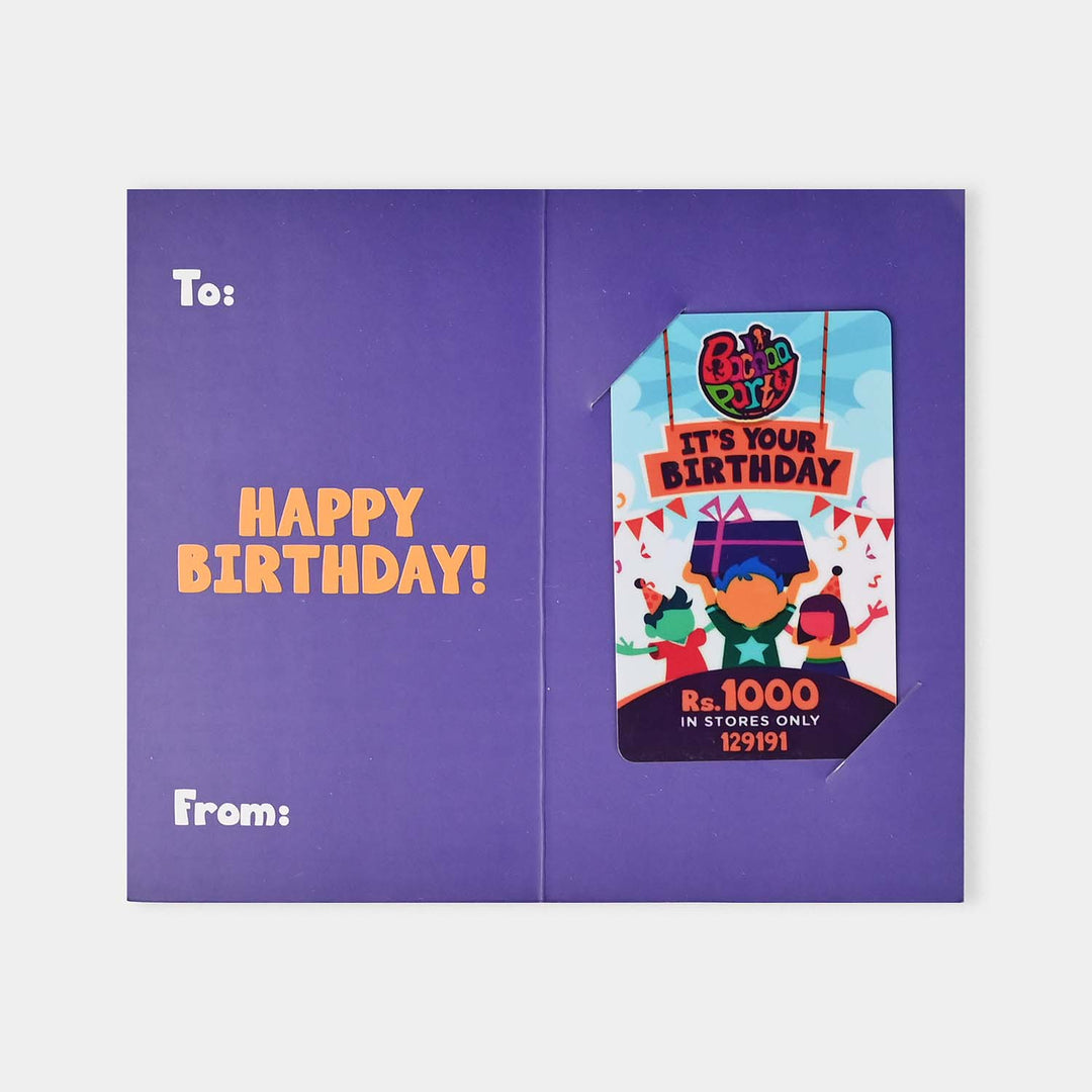 Bachaa Party Gift Card | Rs.500