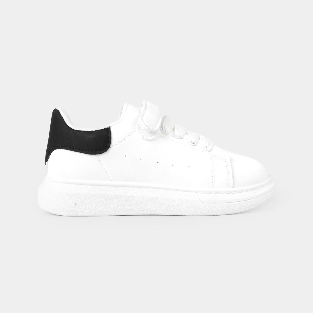 Boys Sneakers A03-White/Black