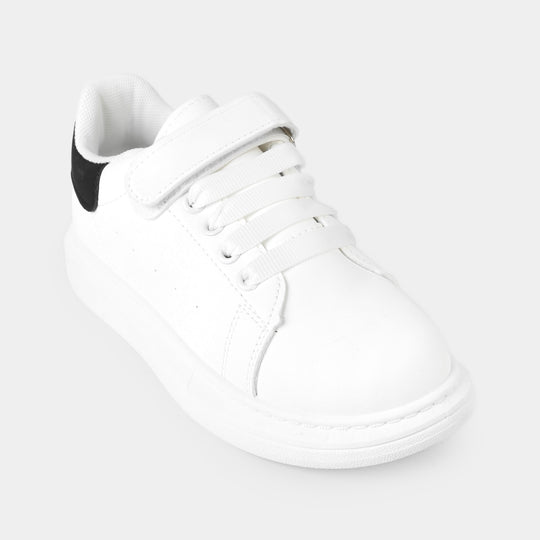 Boys Sneakers A03-White/Black