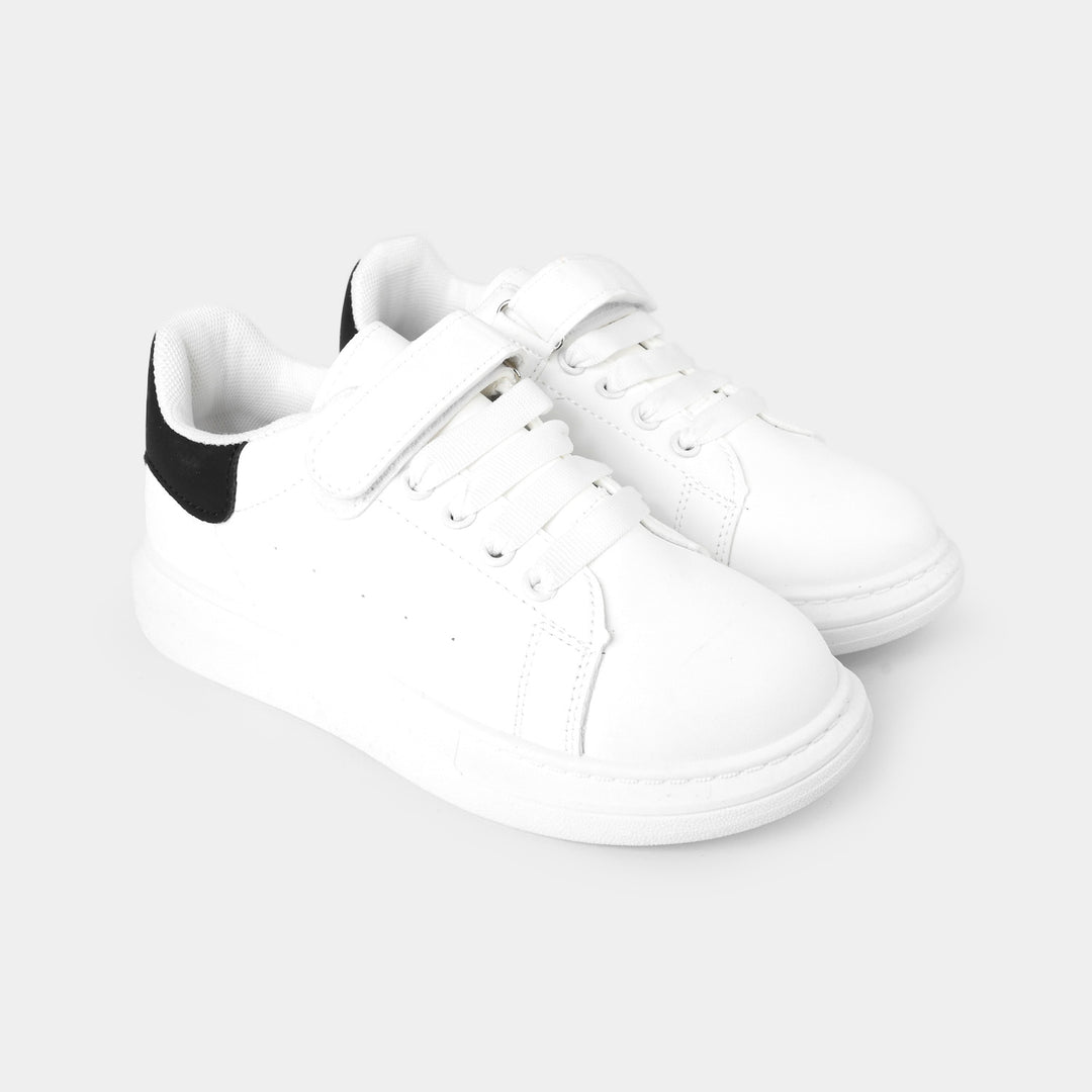 Boys Sneakers A03-White/Black