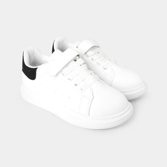 Boys Sneakers A03-White/Black