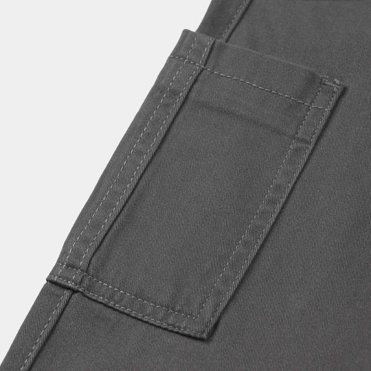 Boys Cotton Twill Pant - Dark Grey