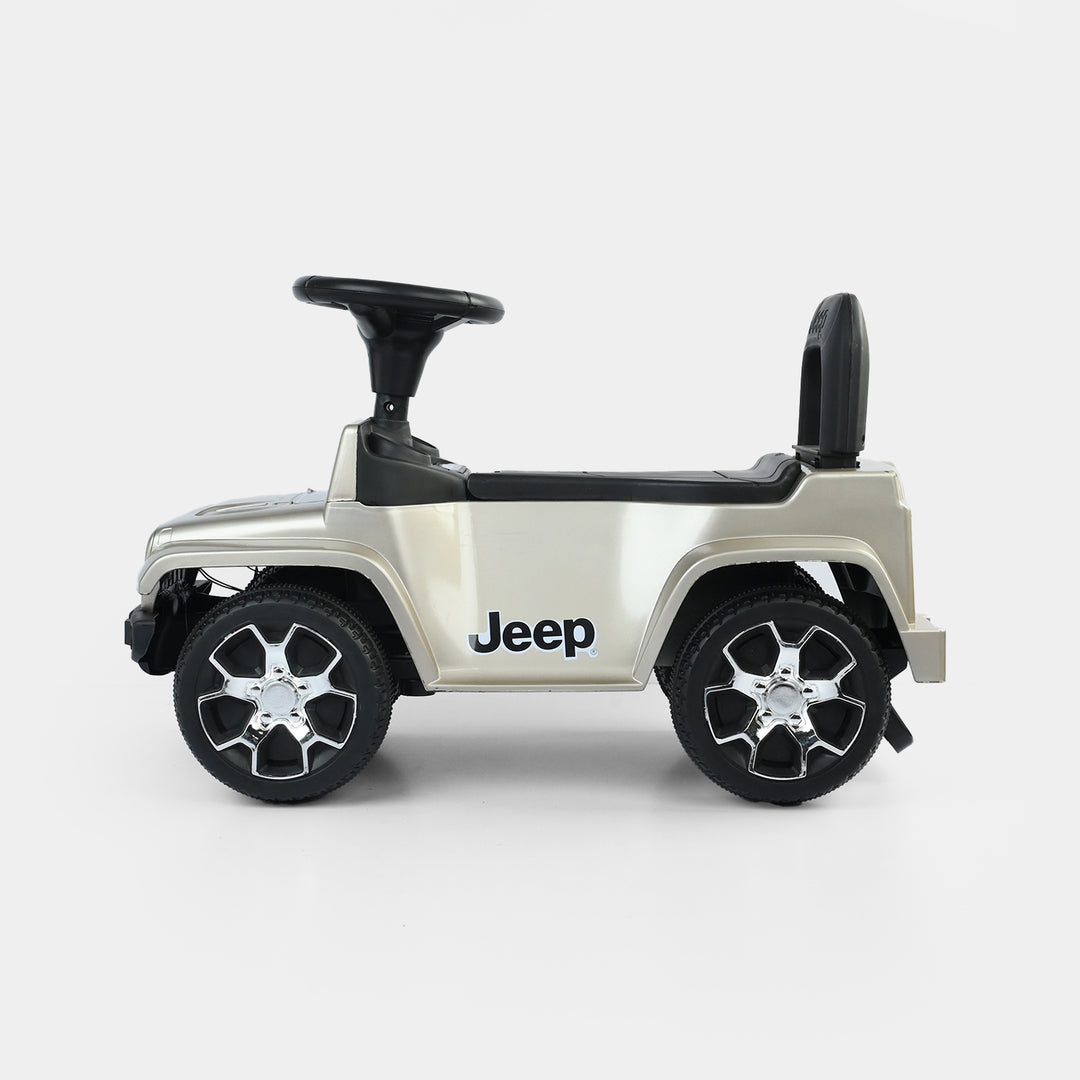 Ride On Push Jeep/Car for Kids P-512 Golden