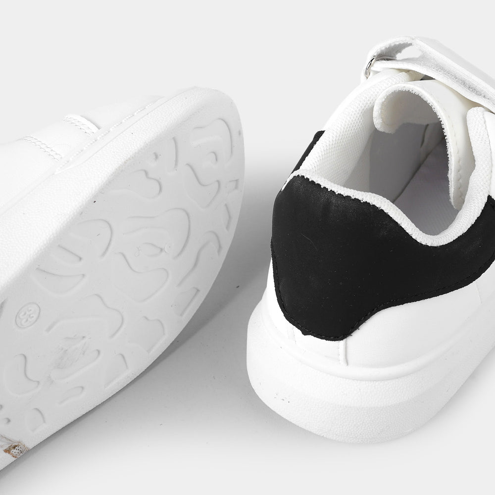 Boys Sneakers A03-White/Black
