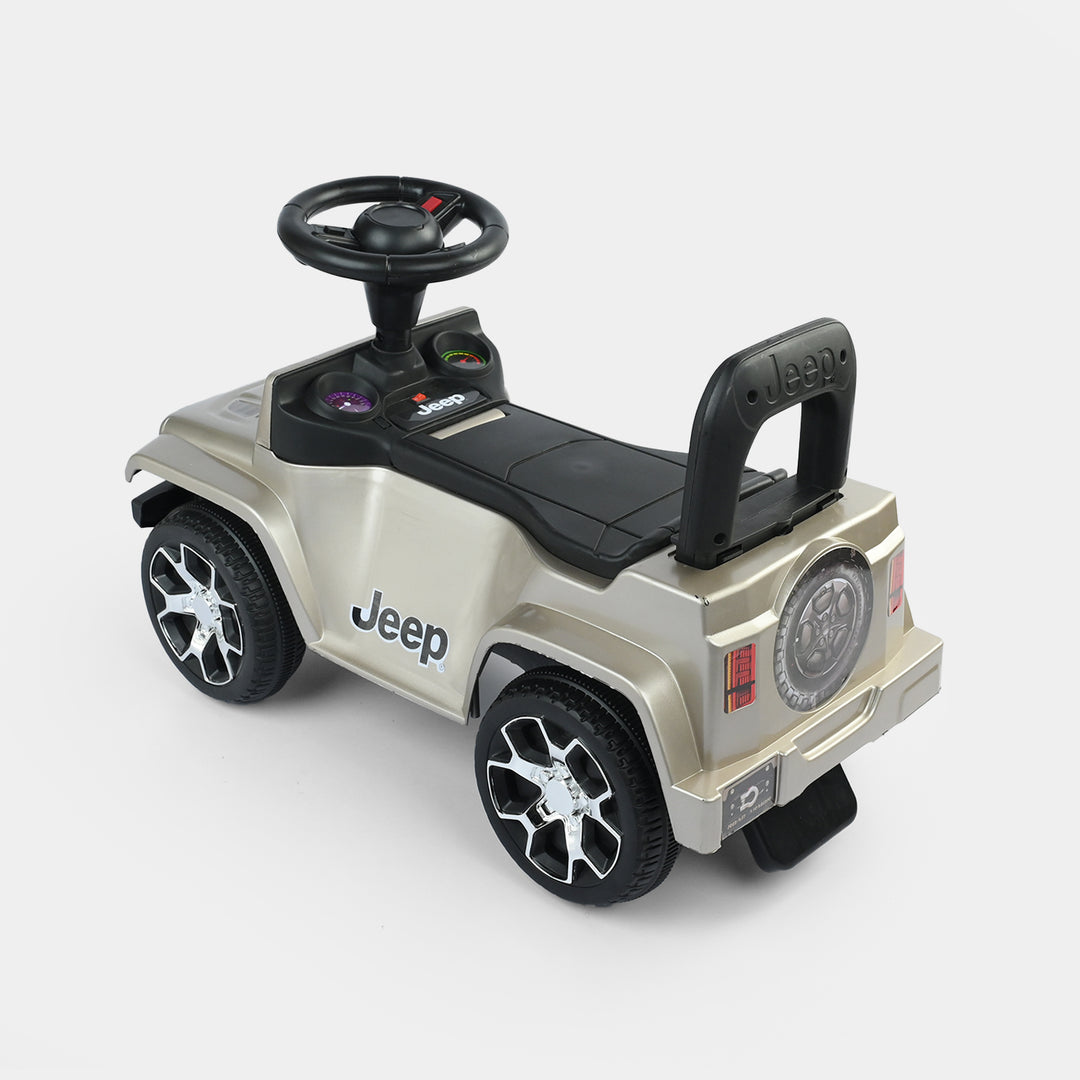 Ride On Push Jeep/Car for Kids P-512 Golden