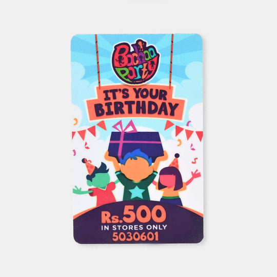 Bachaa Party Gift Card | Rs.500