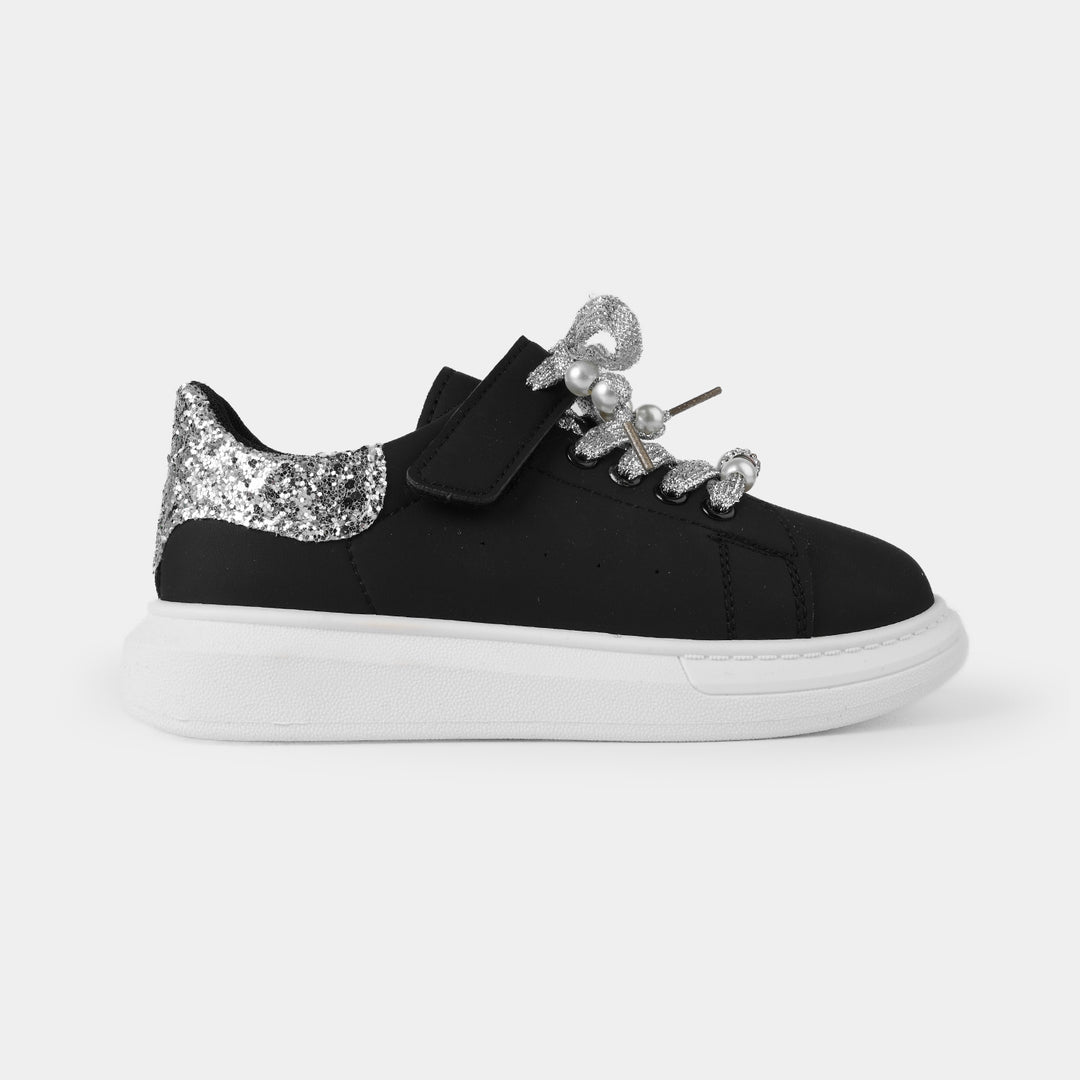 Girls Sneakers A05-BLACK